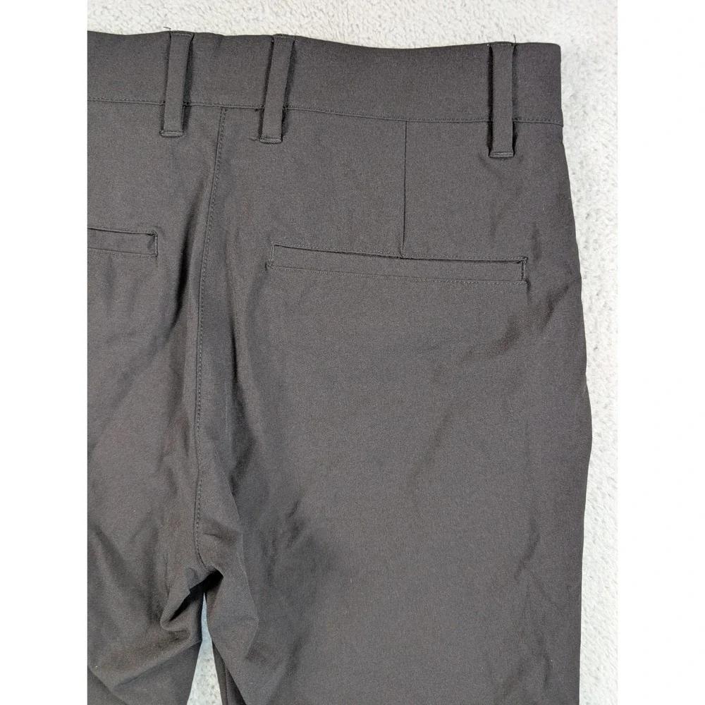 Macade‎ Golf Slim Fit Trousers Mens 36 (30) Regular Black Zippered Ankle Cuffs